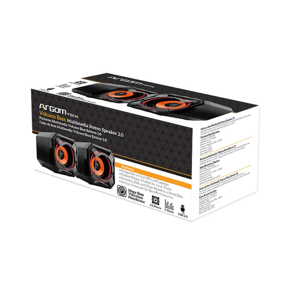 BOCINA VOLCANO BASS STEREO