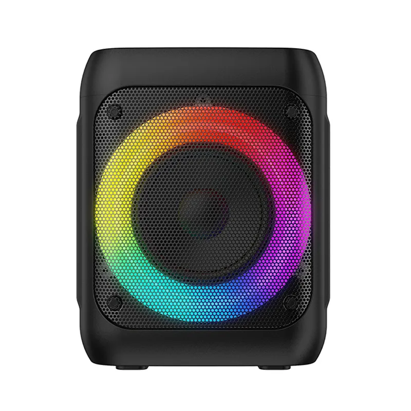 BOCINA BLUETOOTH HAVIT (Mod. SQ133BT) RGB NEGRA – 4¨ – 8W – 3,7 V/2000 mAh – TWS, AUX, TF, USB, FM - Imagen 2
