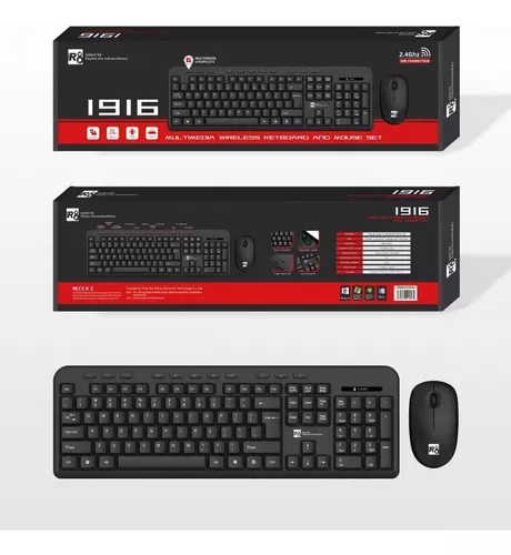 R8 TECLADO/MOUSE 2.4G 1916 INALÁMBRICO ESPAÑOL
