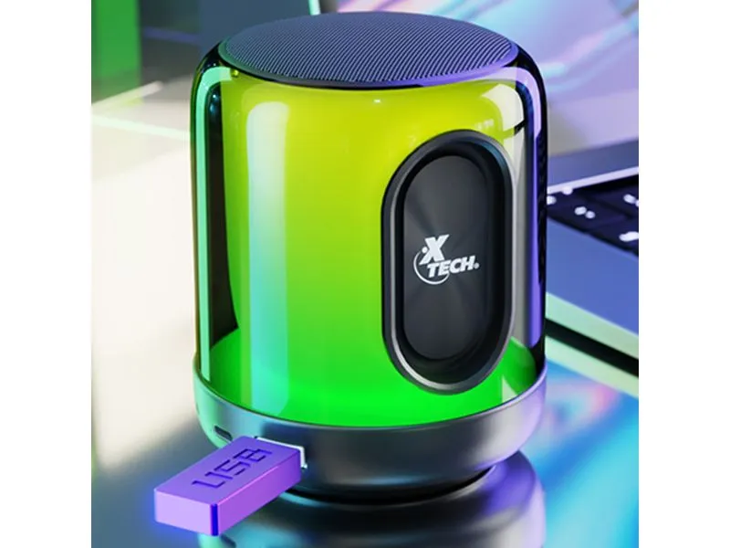 Bocina Portátil con Luces LED BeatWave - Imagen 5