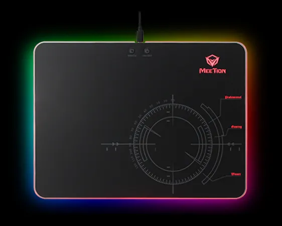 Mouse pad GAMING  con retroiluminación RGB P010