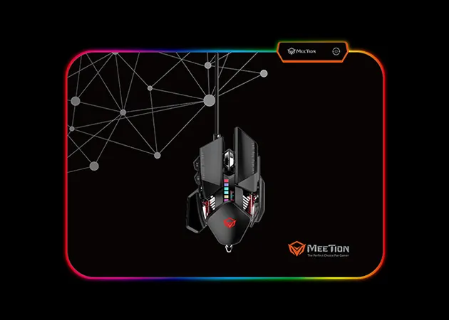 Alfombrilla de ratón para juegos RGB LED de goma PD120