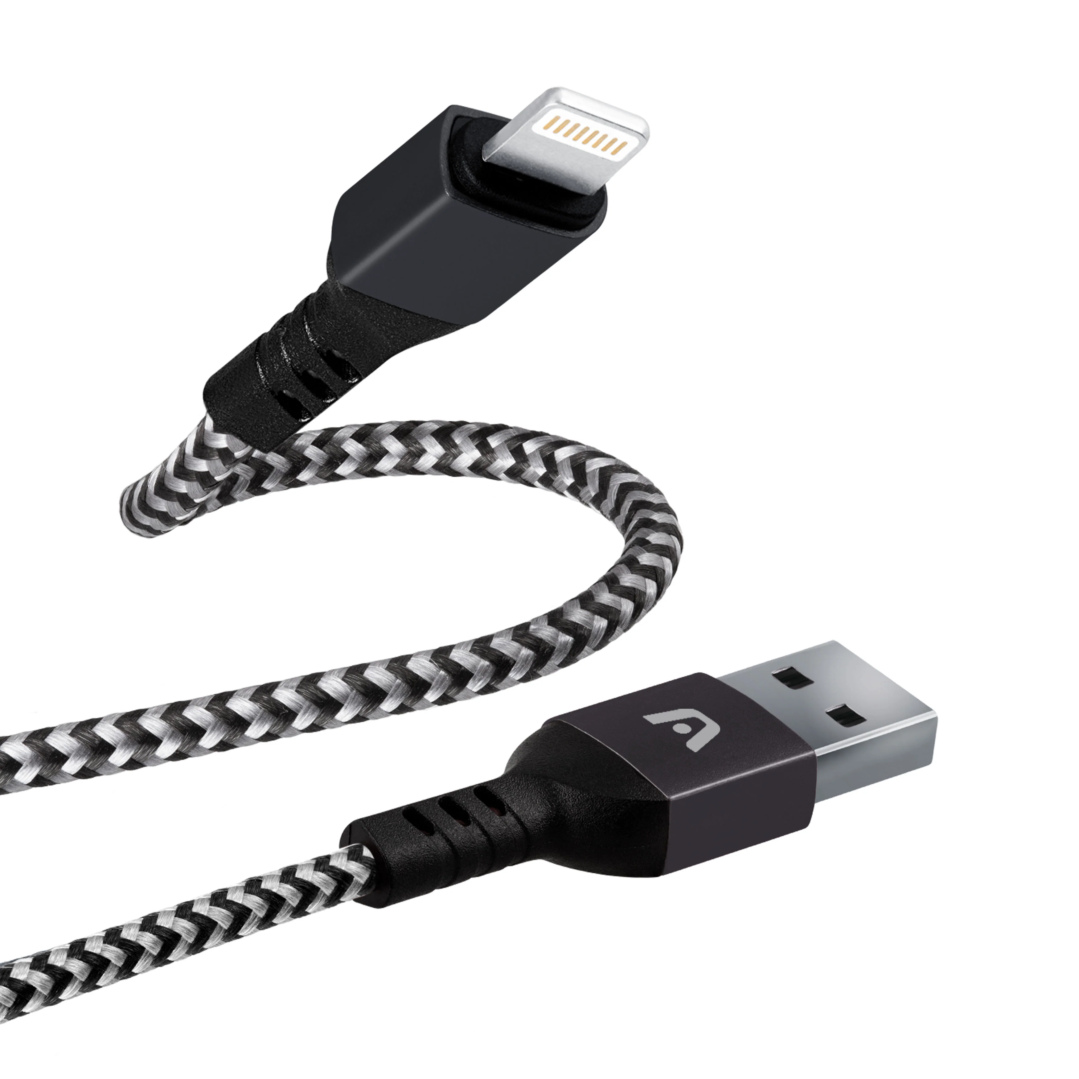Cable trenzado de nailon de Lightning a USB 2.0 de 1,8 m - Dura Form - Imagen 2
