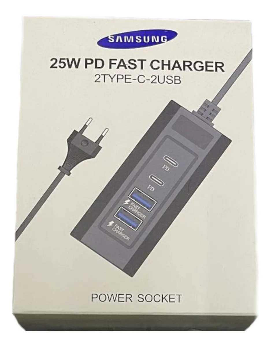 CARGADOR SOCKET SAMSUNG TIPO C USB 25W