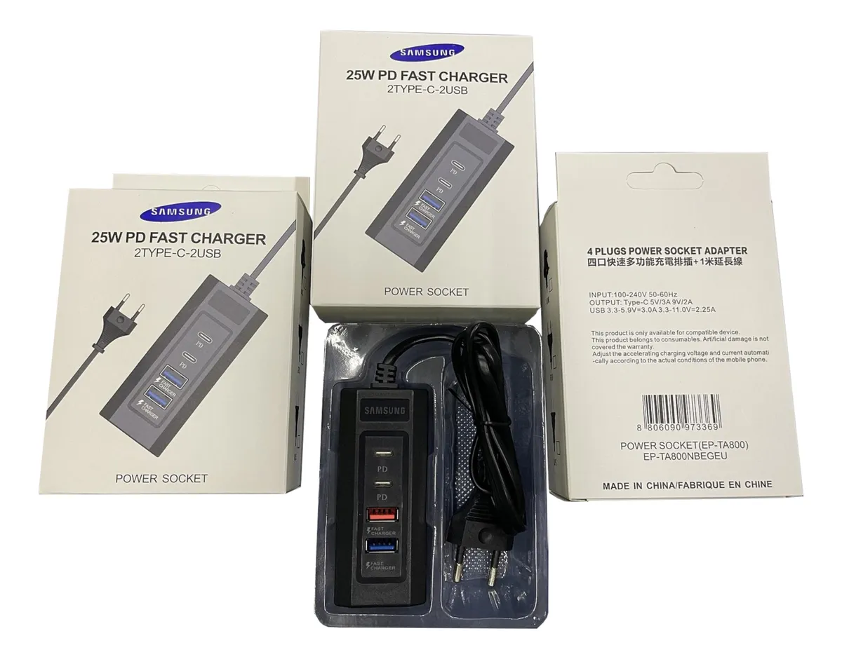 CARGADOR SOCKET SAMSUNG TIPO C USB 25W - Imagen 2