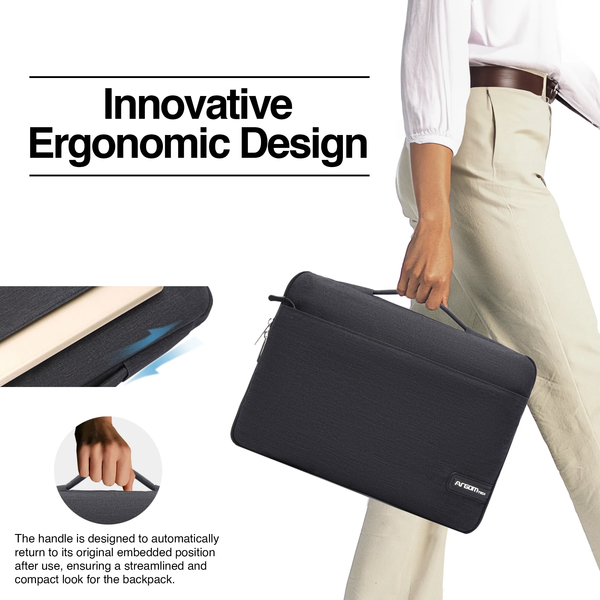 Funda urbana para portátiles de 13 y 14 pulgadas