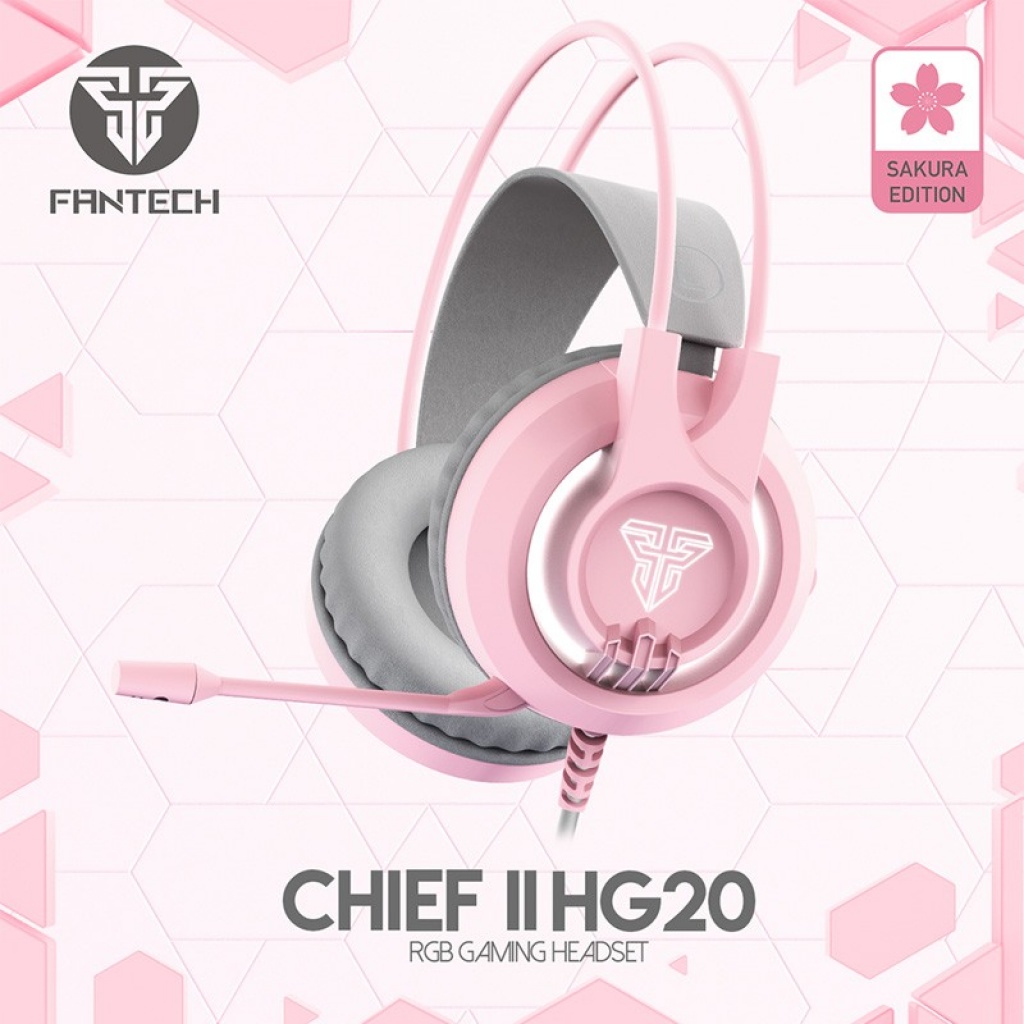 Fantech HG20 Chief II Rosado RGB – Audífonos Gamer con Micrófono - Imagen 3