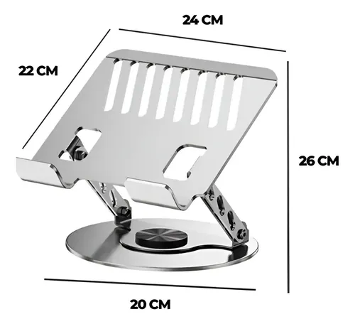 Soporte Para Laptop Tableta Base Portátil Ajustable 360 - Imagen 4