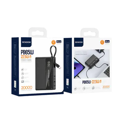 POWERBANK BANCO DE ENERGÍA SENDEM PH126 20000mAh